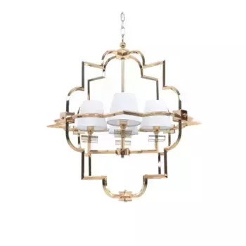 Подвесная люстра Lumina Deco Baltimore LDP 8020-4 GD+WT