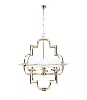 Подвесная люстра Lumina Deco Baltimore LDP 8020-6 GD+WT