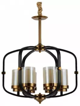 Подвесная люстра LUMINA DECO Bonton LDP 1221-6 BK+MD