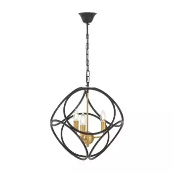 Подвесная люстра Lumina Deco Casai LDP 1243-3 BK+MD