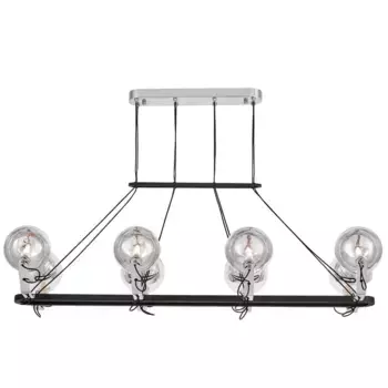 Подвесная люстра Lumina Deco LDP 9110-8-PR BK+CHR