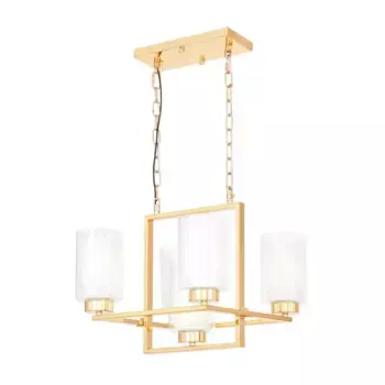 Подвесная люстра Lumina Deco Lino LDP 1239-5 F.GD