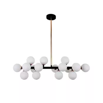 Подвесная люстра Lumina Deco Marsiada LDP 6033-16 BK+MD