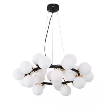 Подвесная люстра Lumina Deco Marsiada LDP 6033-25 BK+MD