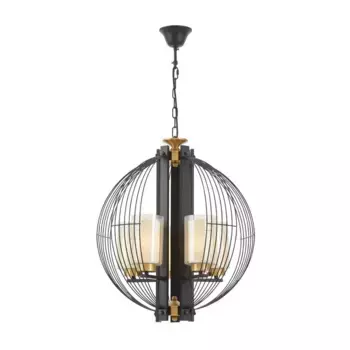 Подвесная люстра Lumina Deco Ponti LDP 1245-5 BK+MD