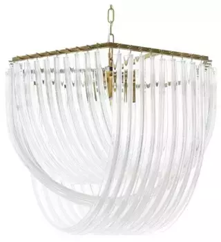 Подвесная люстра LUMINA DECO Weddini LDP 6001-600 GD+CL
