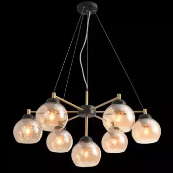 Подвесная люстра Natali Kovaltseva STUTTGART 91006/7C GOLD BLACK