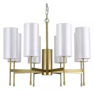 Подвесная люстра Newport 7320 7328/C brass без абажуров