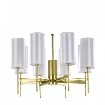 Подвесная люстра Newport 7320 7328/C gold без абажуров