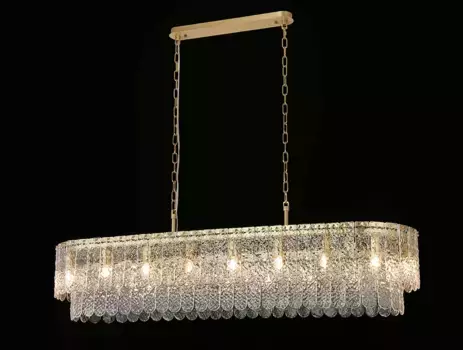 Подвесная люстра Newport Daisy 8370/140 C oval brass М0070732