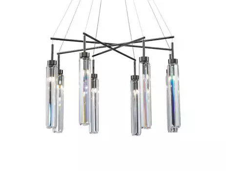 Подвесная люстра Newport Diva 4524+4/S black glossy М0068549