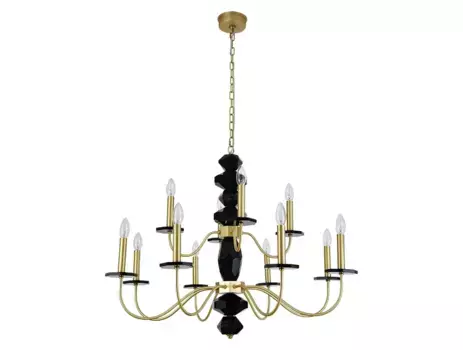 Подвесная люстра Newport Vanessa 3878+4/С brass М0070883