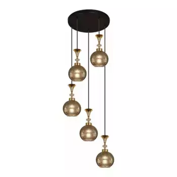 Подвесная люстра Reluce 02001-0.9-05 Smoke