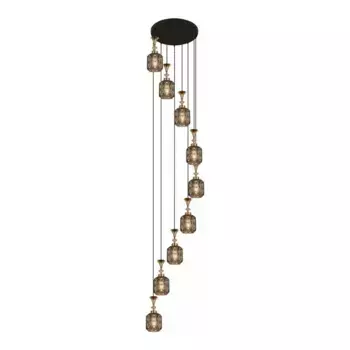 Подвесная люстра Reluce 02003-0.9-09 Smoke