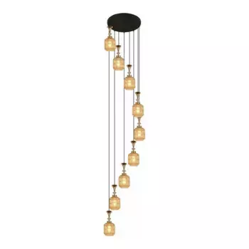 Подвесная люстра Reluce 02003-0.9-09 Amber