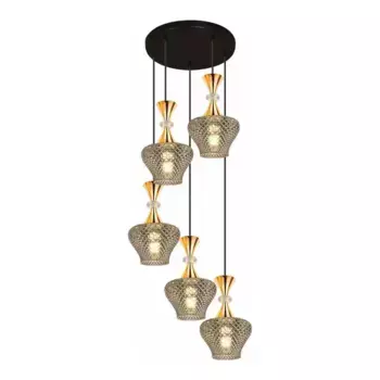 Подвесная люстра Reluce 09004-0.9-05 Smoke