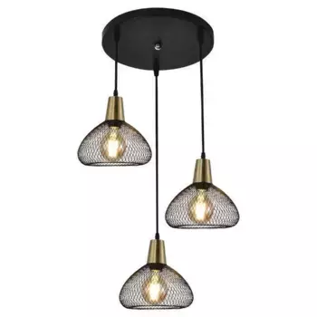 Подвесная люстра Seven Fires Brunner WD4000/3P-CO-BK