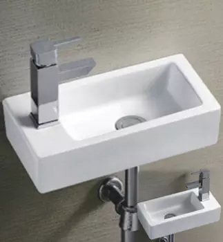 Подвесная раковина Gid 36.5 N9272R правая белая