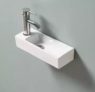 Подвесная раковина Gid 38 правая белая