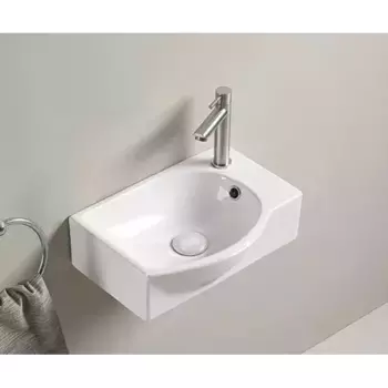 Подвесная раковина Gid 40.5 левая белая