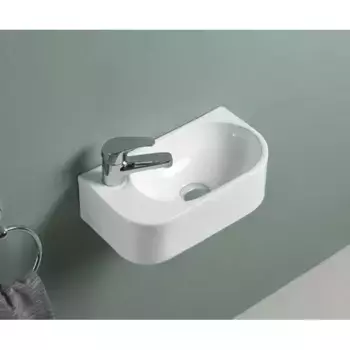 Подвесная раковина Gid 40 правая белая