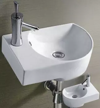 Подвесная раковина Gid 41 N9273R правая белая