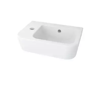 Подвесная раковина Lavinia Boho One 37 левая белая