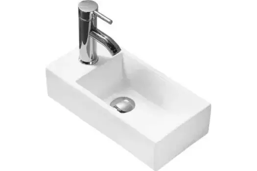 Подвесная раковина Melana 36.5х18 белая