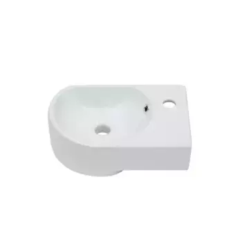 Подвесная раковина Melana 42х27 левая белая