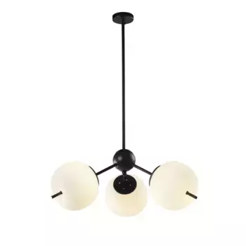 Подвесная светодиодная люстра Elvan LU-9326/3R-7W-WW-BkWh