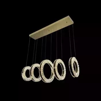 Подвесная светодиодная люстра iLedex Crystal ice 4460-5 72W TGD