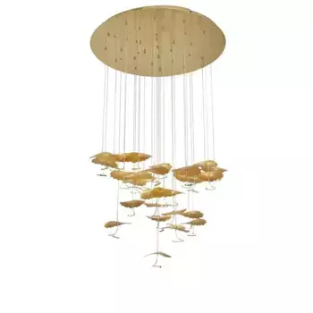 Подвесная светодиодная люстра iLedex Lotus 8827P-19 BR