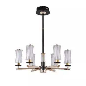 Подвесная светодиодная люстра Indigo Grandioso 13038/6R Black V000185L