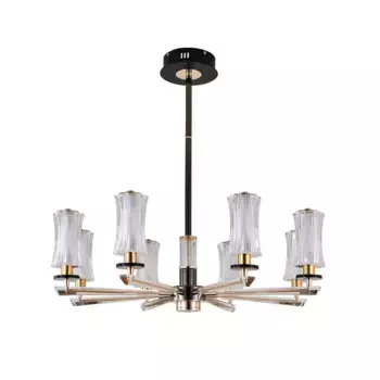 Подвесная светодиодная люстра Indigo Grandioso 13038/8R Black V000186L