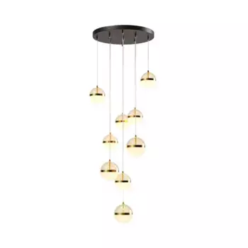 Подвесная светодиодная люстра Maytoni Area MOD295PL-L120BBS3K