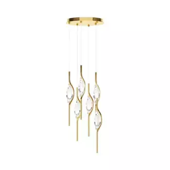 Подвесная светодиодная люстра Maytoni Foresight MOD347PL-L48BS3K