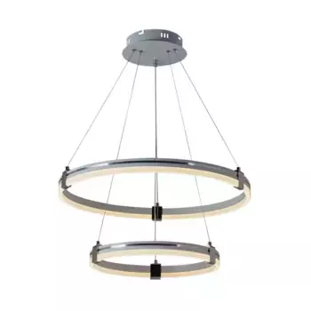 Подвесная светодиодная люстра Profit Light 6043/2 WHT+CHR