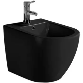 Биде подвесное SantiLine SL-50 овальное, черное, матовое