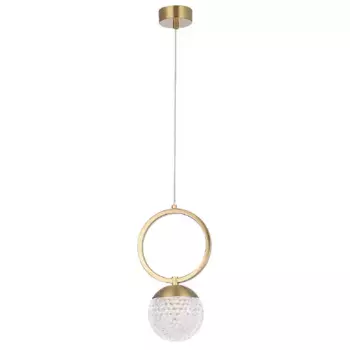 Подвесной светильник Crystal Lux Carolina SP1 V1 BRASS