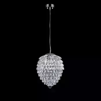 Подвесной светильник Crystal Lux Charme SP4 Chrome/Transparent