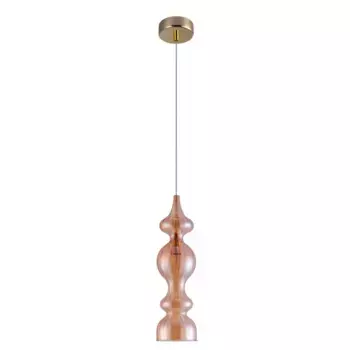 Подвесной светильник Crystal Lux Iris SP1 A Amber