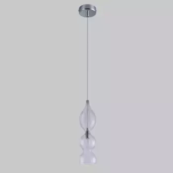 Подвесной светильник Crystal Lux Iris SP1 B Transparent