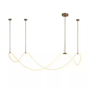 Подвесной светильник Delight Collection 10521P brass/white