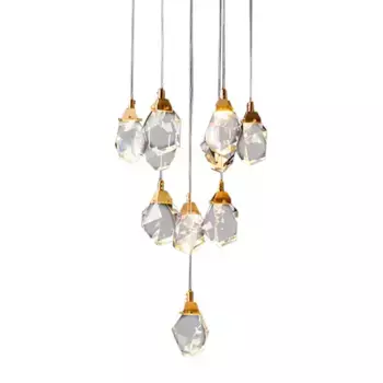 Подвесной светильник Delight Collection Crystal rock MD-020B-11 gold