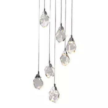Подвесной светильник Delight Collection Crystal rock MD-020B-7 chrome