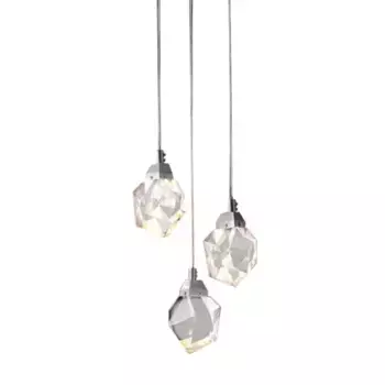 Подвесной светильник Delight Collection Crystal rock OM820083-3C (MD-020B-3 chrome)