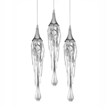 Подвесной светильник Delight Collection Goddess Tears P68009L-3/R chrome