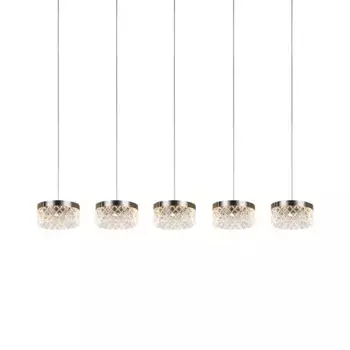 Подвесной светильник Delight Collection MD21020075 MD21020075-5B satin nickel