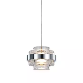 Подвесной светильник Delight Collection MD22030002 MD22030002-1A chrome/clear