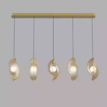 Подвесной светильник Delight Collection MD24030035-5B brass/amber